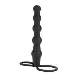 Silicone Beaded Double Rider Anal Dildo